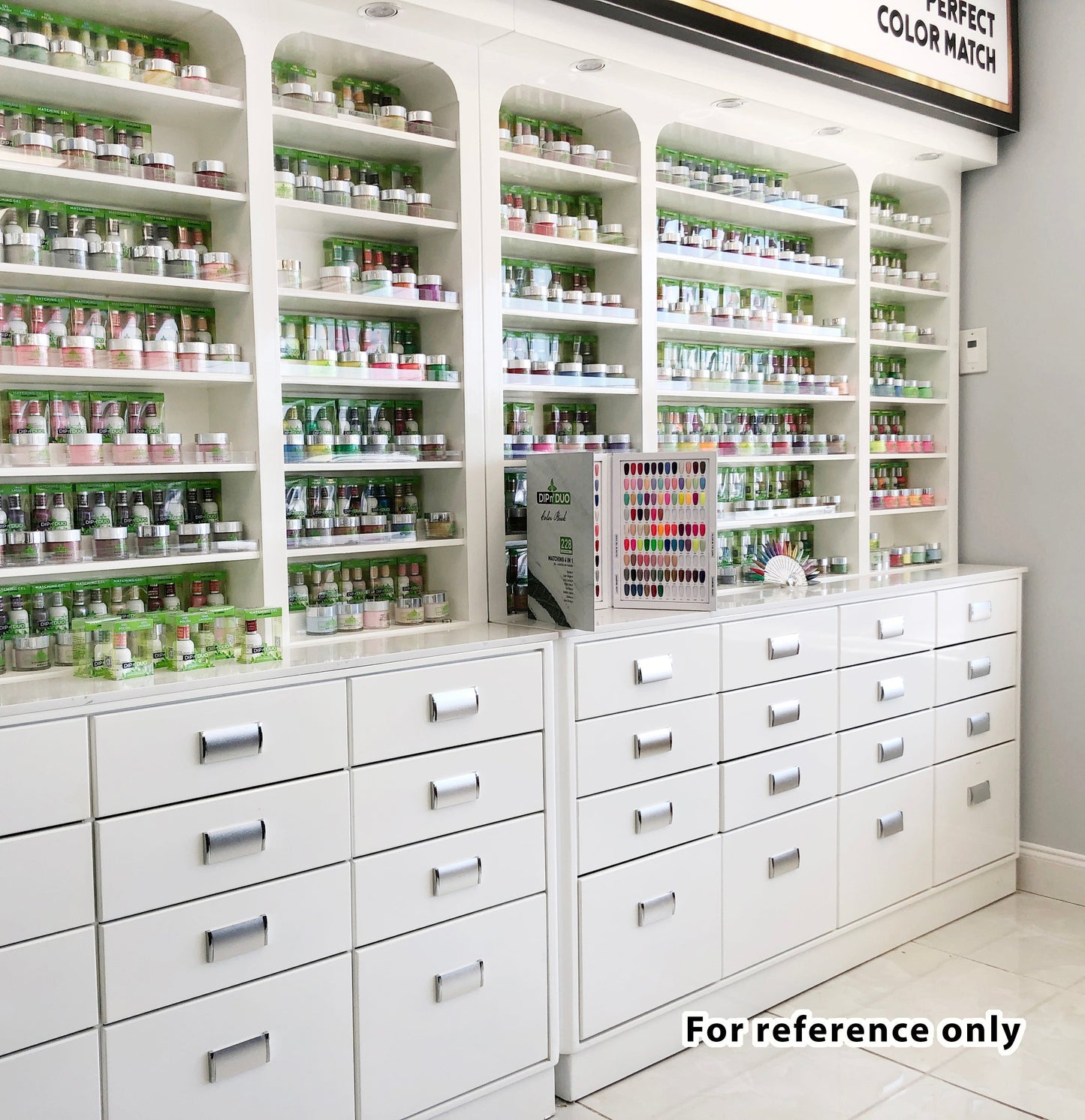 Dip n' Duo Polish & Powder Display Cabinet