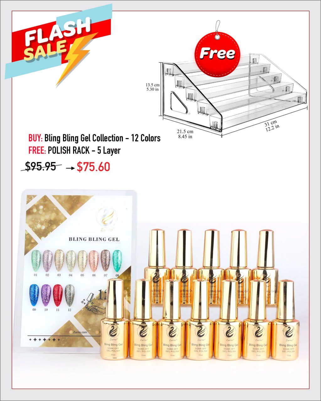 FLASH SALE - Bling Bling Gel Set Bundle