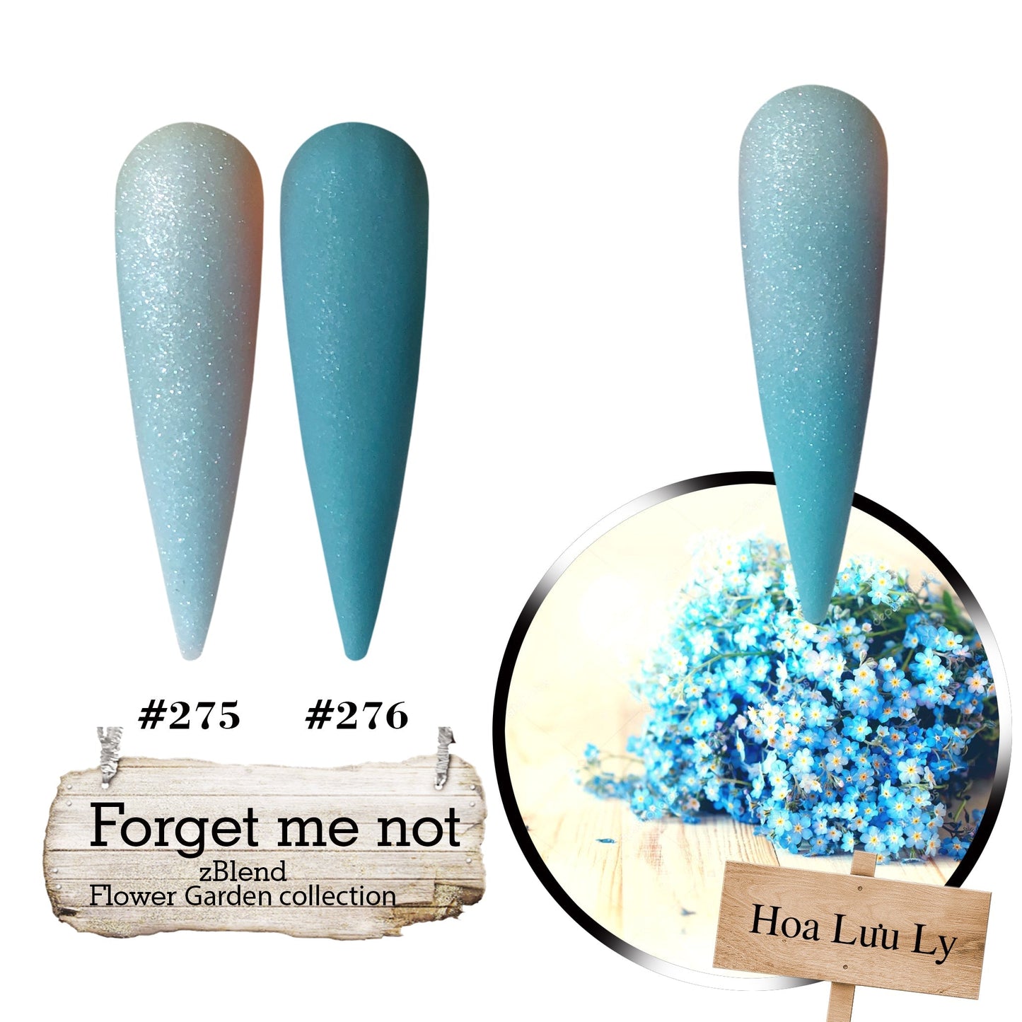 zBlend OR zGel | #253 - #288 Flowers Garden Collection - 36 Colors