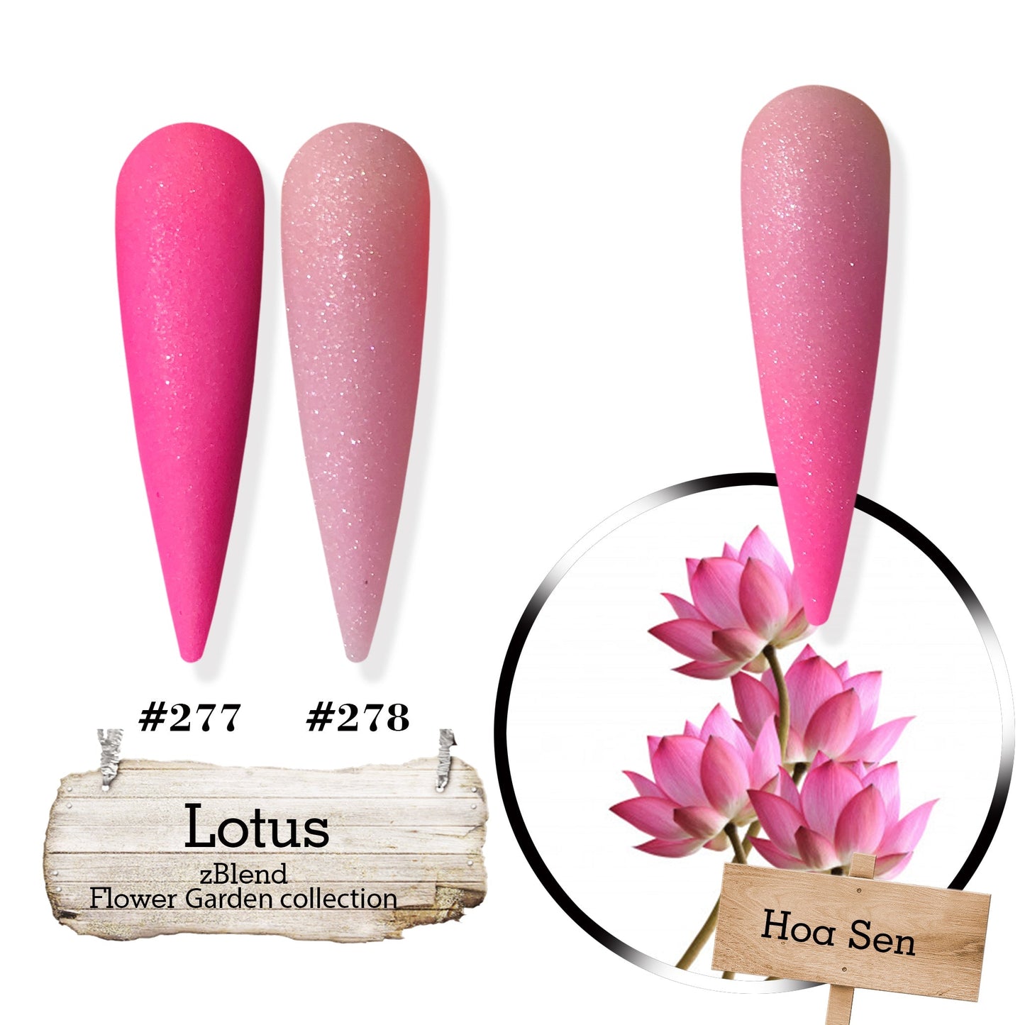 zBlend OR zGel | #253 - #288 Flowers Garden Collection - 36 Colors