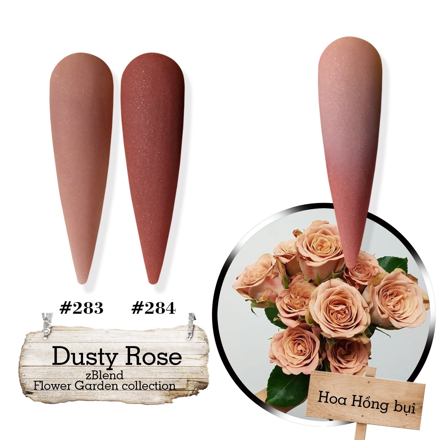 zBlend OR zGel | #253 - #288 Flowers Garden Collection - 36 Colors