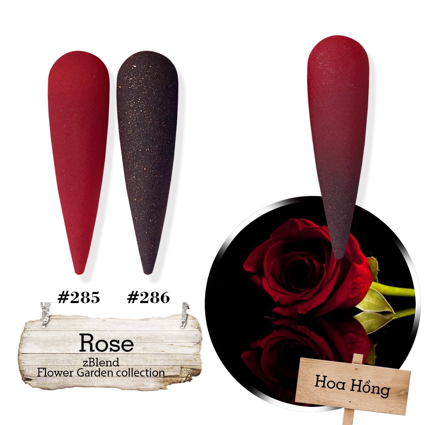 zBlend OR zGel | #253 - #288 Flowers Garden Collection - 36 Colors