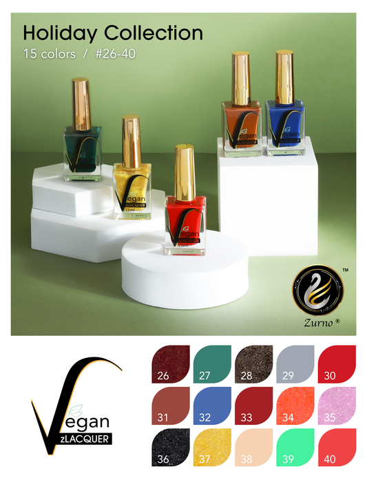 zLacquer | #026 - #040 Holiday Collection - 15 Colors