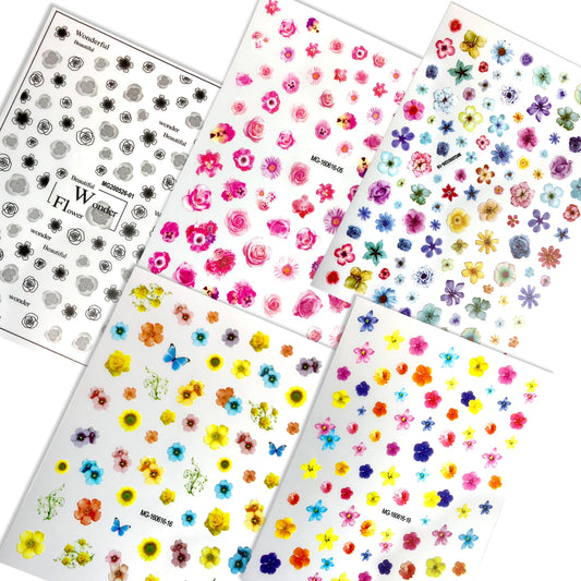Flower Set #2 - 5 pcs