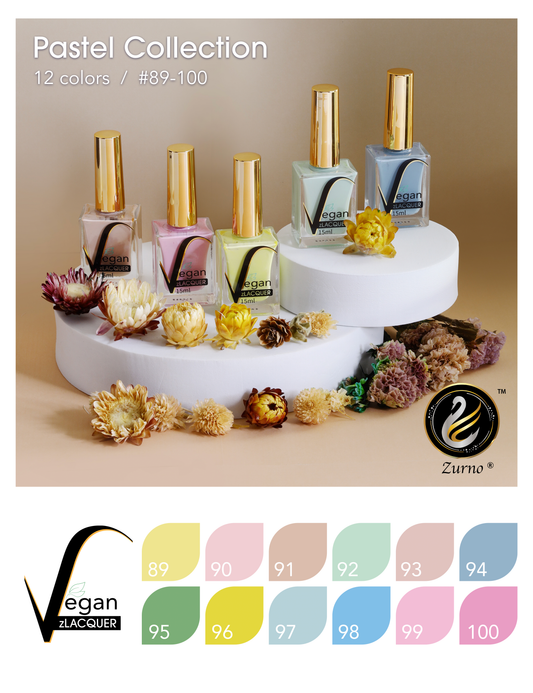 zLacquer | #089 - #100 Pastel Collection - 12 Colors
