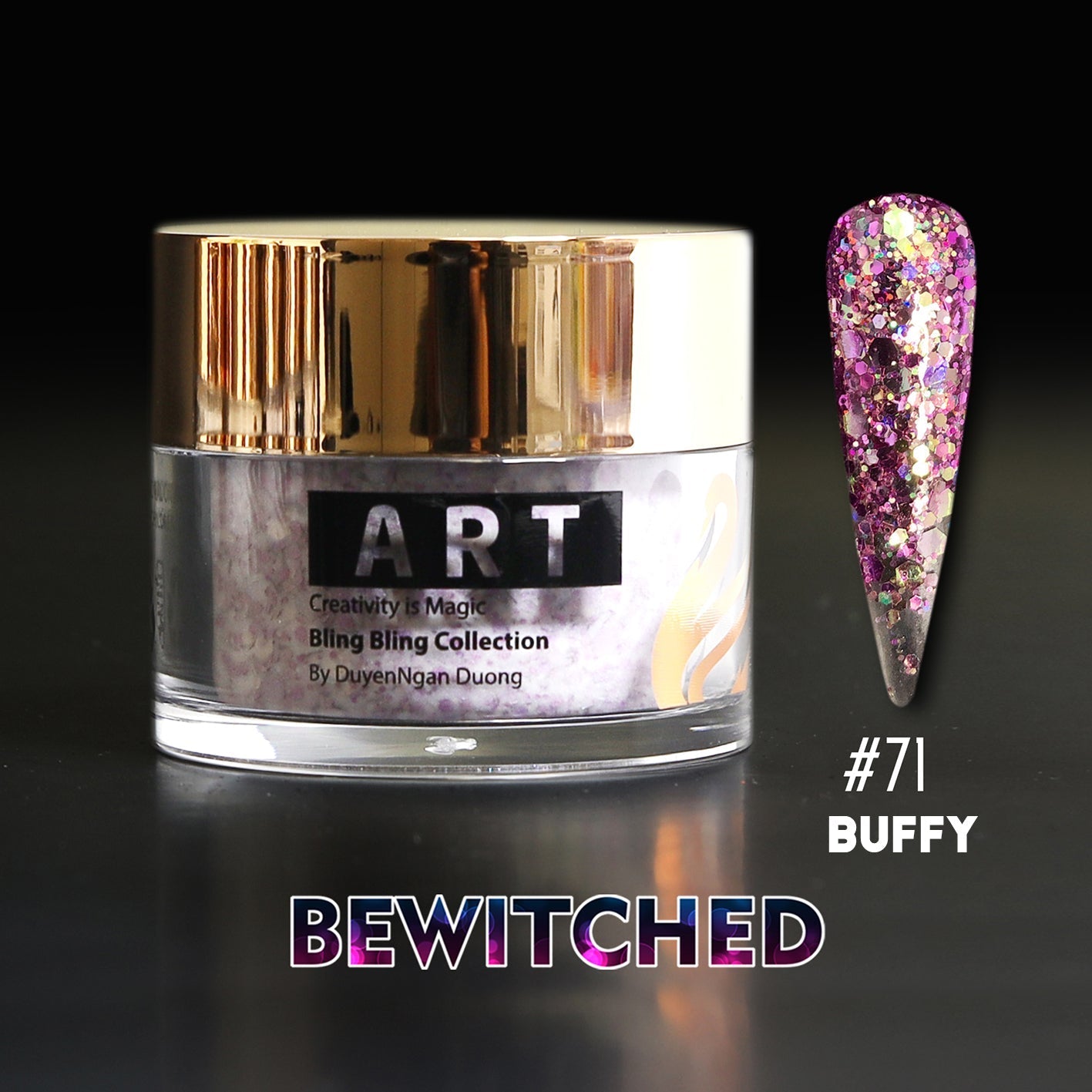 Glitter Powder | #60 - #71 Bewitched Collection 12 Colors