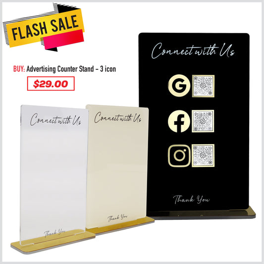 Advertising Counter Stand