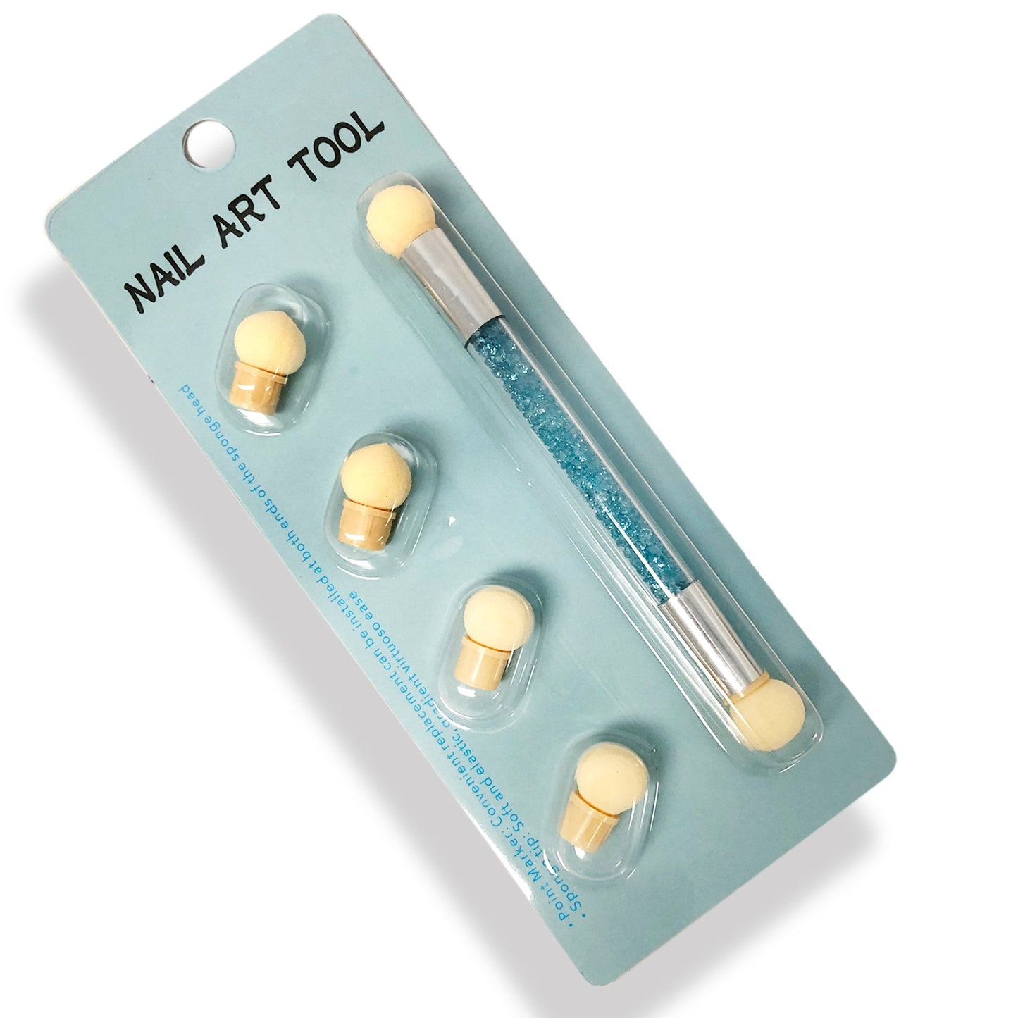 Nail Art Tool - Dual Side Ombre Gel Sponge - Set 6 Heads