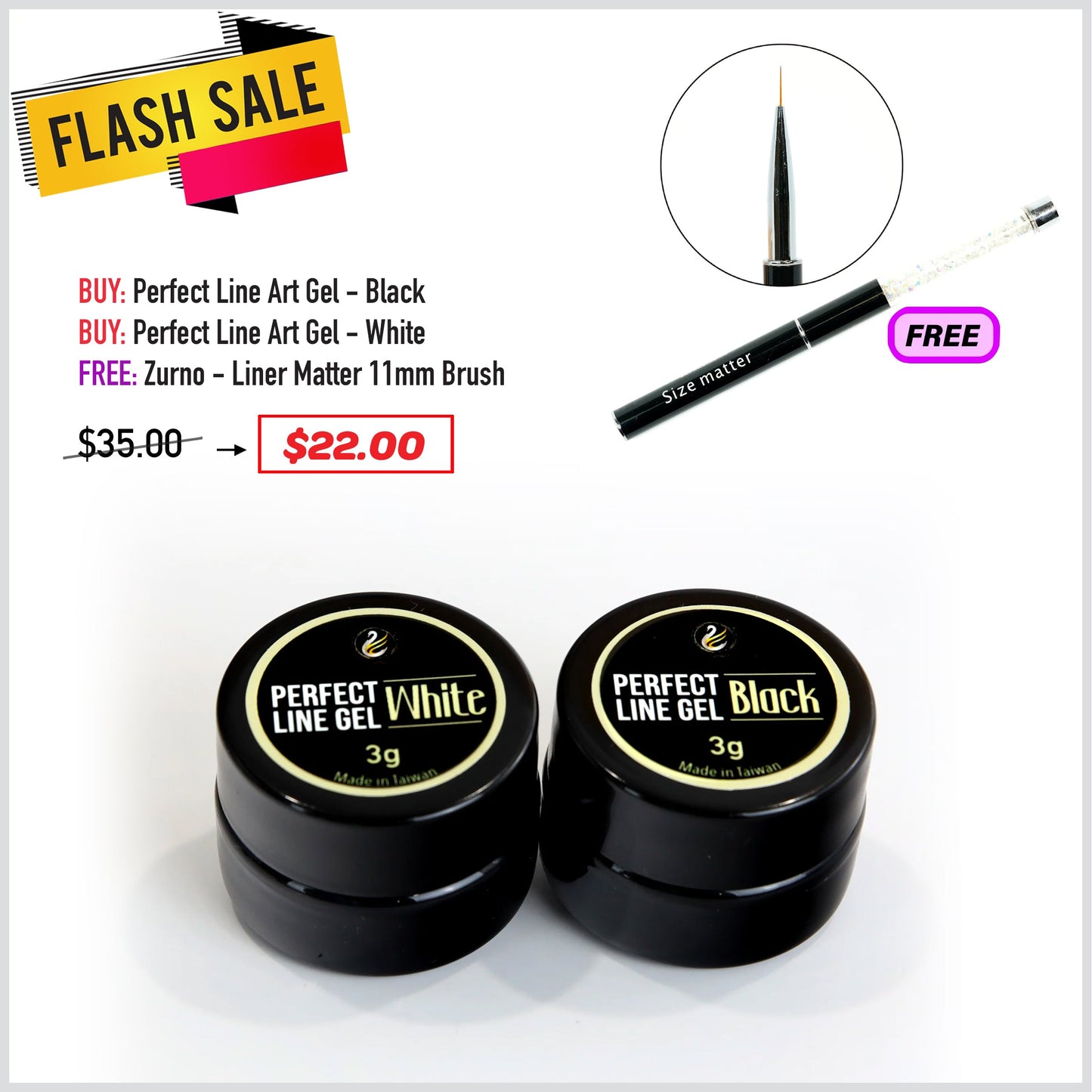 FLASH SALE - Perfect Line Art Gel Bundle