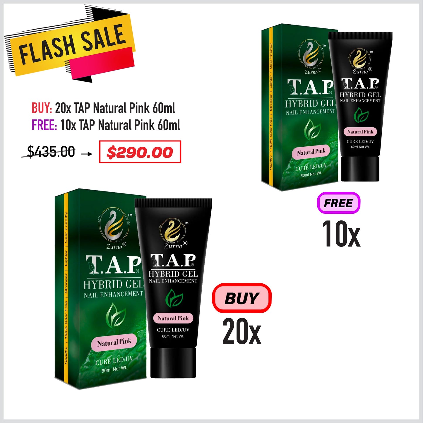 FLASH SALE - T.A.P - 60ml Gel Bundle