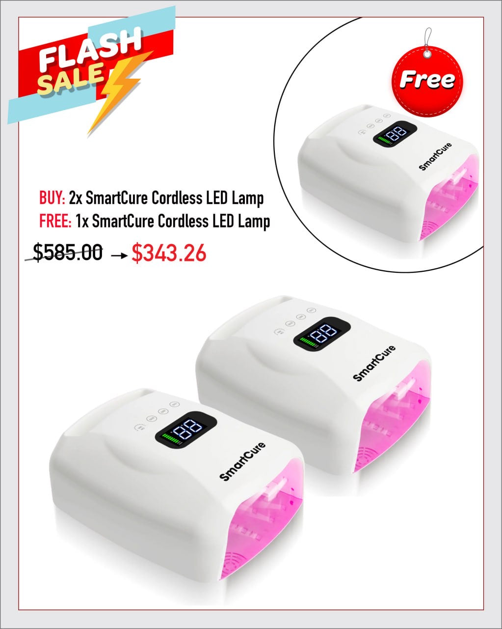 BEST PRICE EVER - Smartcure Led Lamp Bundle