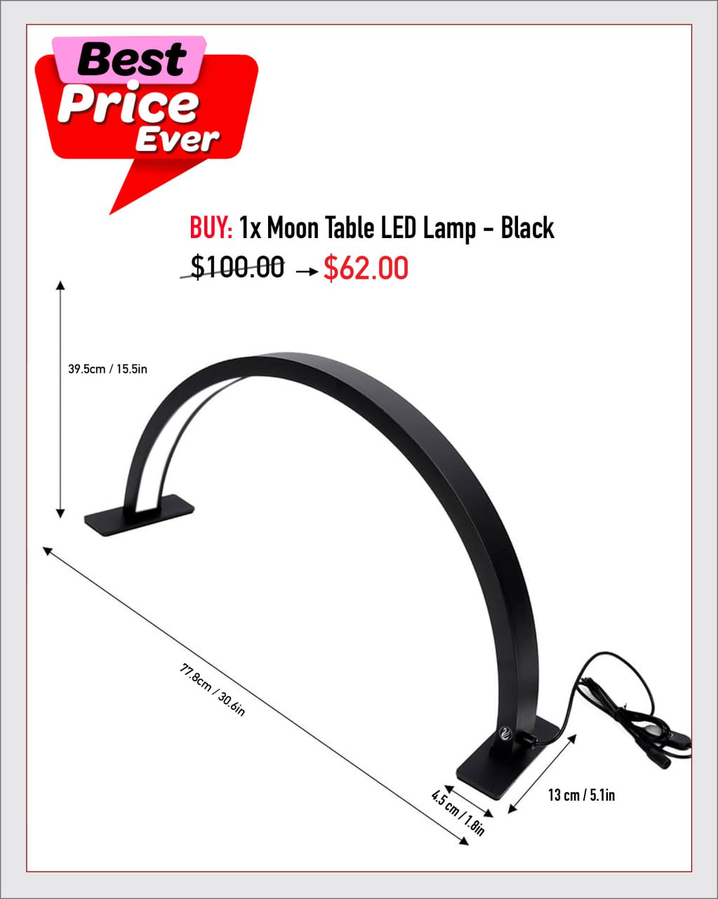 Moon Table LED Lamp
