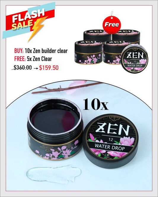 FLASH SALE - ZEN - Builder Gel Clear Bundle