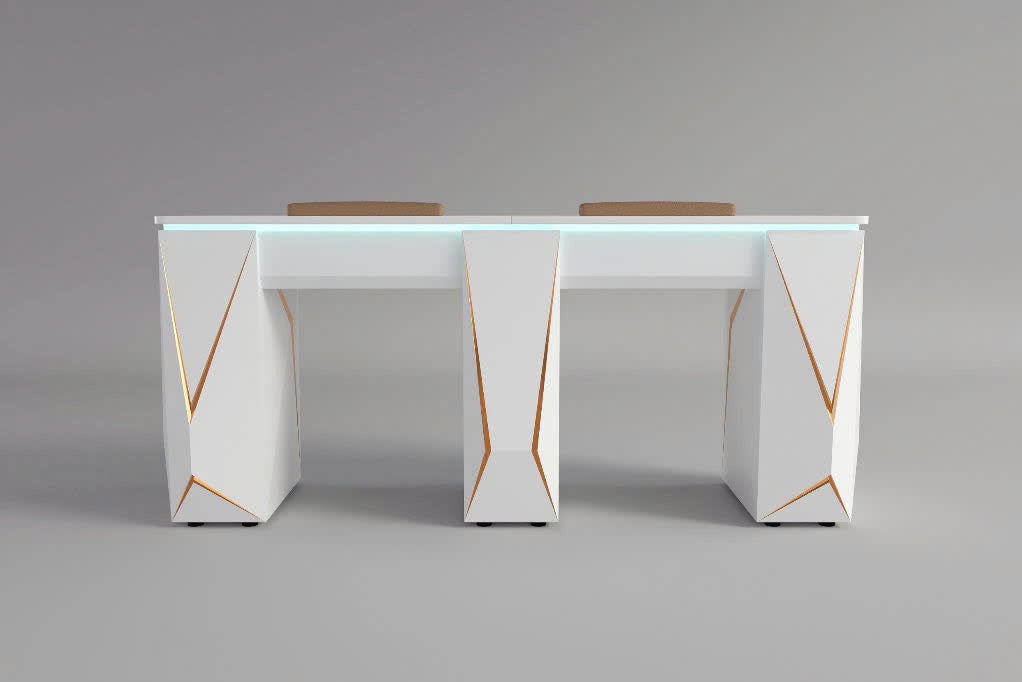 3D-02 Luxe Double Nail Table