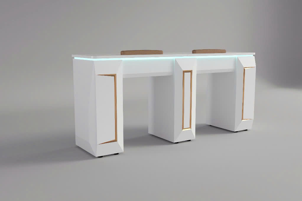3D-01 Luxe Double Nail Table