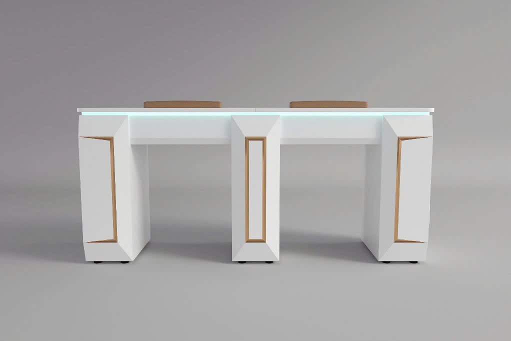 3D-01 Luxe Double Nail Table